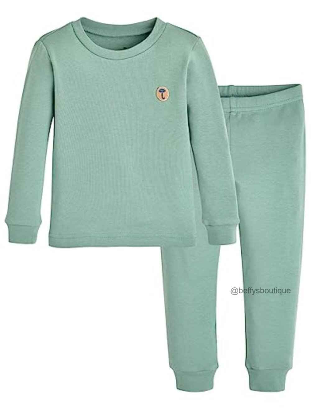 Toddler Kids Pajama Set Modal Cotton Long Sleeve Snug Fit Sleepwear